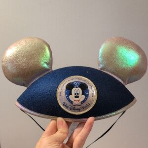 Disney Mickey Mouse 50th Anniversary Ears Hat NWT